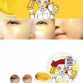 Mặt nạ mắt Dewy Tree Prime Gold Snail Eye Patch – Hàn quốc