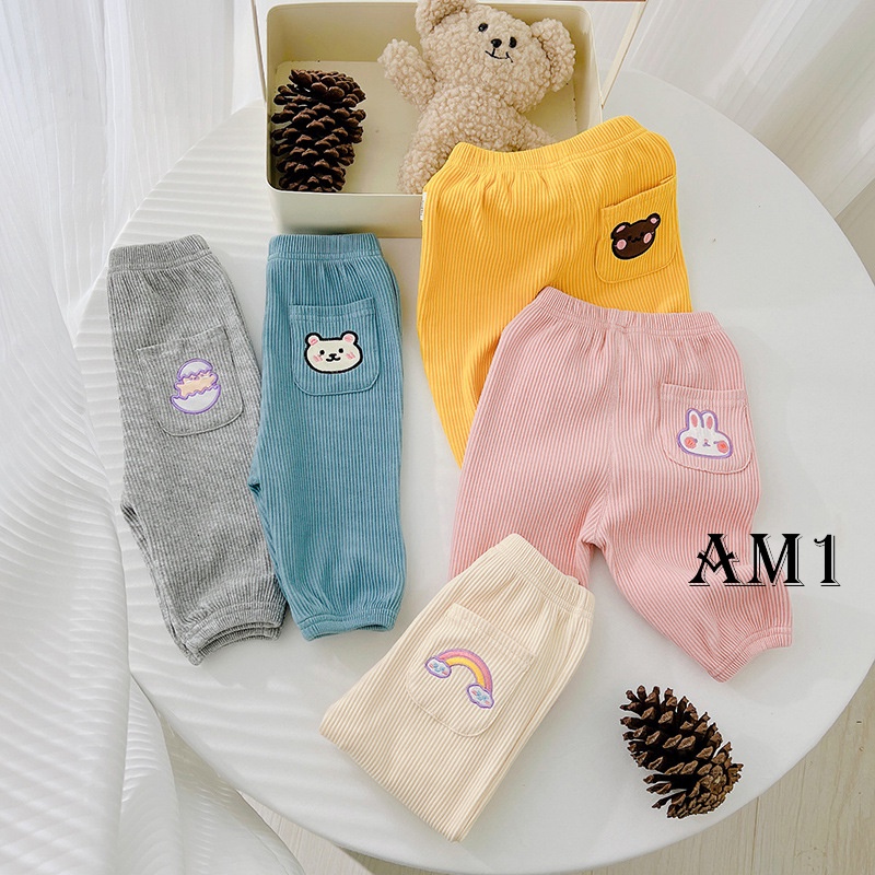 - SALE 40% Quần dài trẻ em - Quần tăm bo chun cho bé QATE830