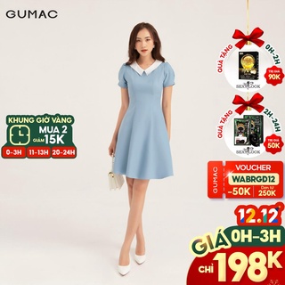 Đầm ôm nữ gumac tay ngắn nhiều màu cao cấp, đủ size db121