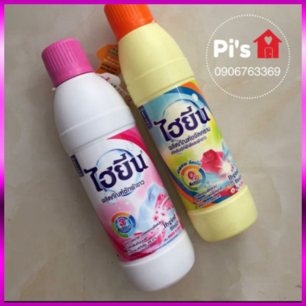 FREE SHIP Tẩy quần áo màu, Tẩy quần áo trắng Hygiene 250ml Thái Lan giá tốt chỉ có ở tiện ích shop