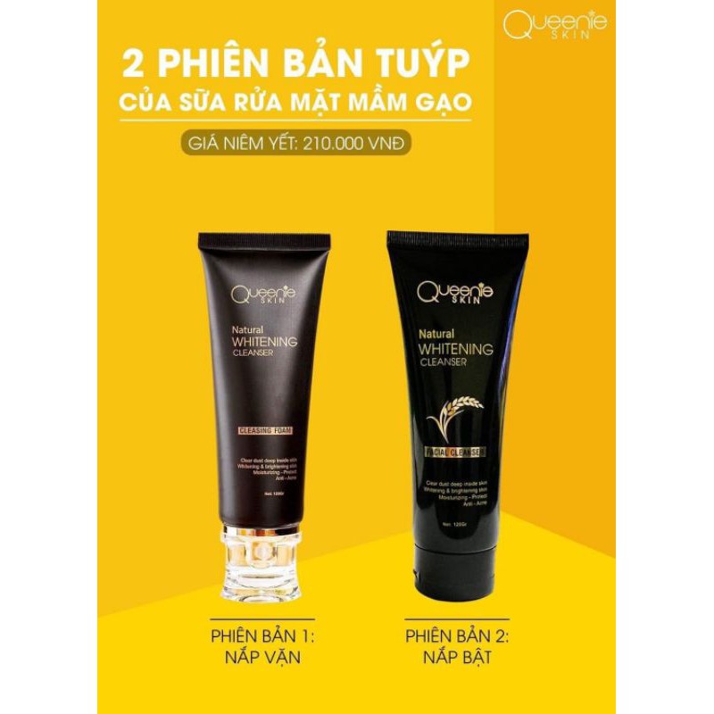 Sữa Rửa Mặt Mầm Gạo Queenie Skin