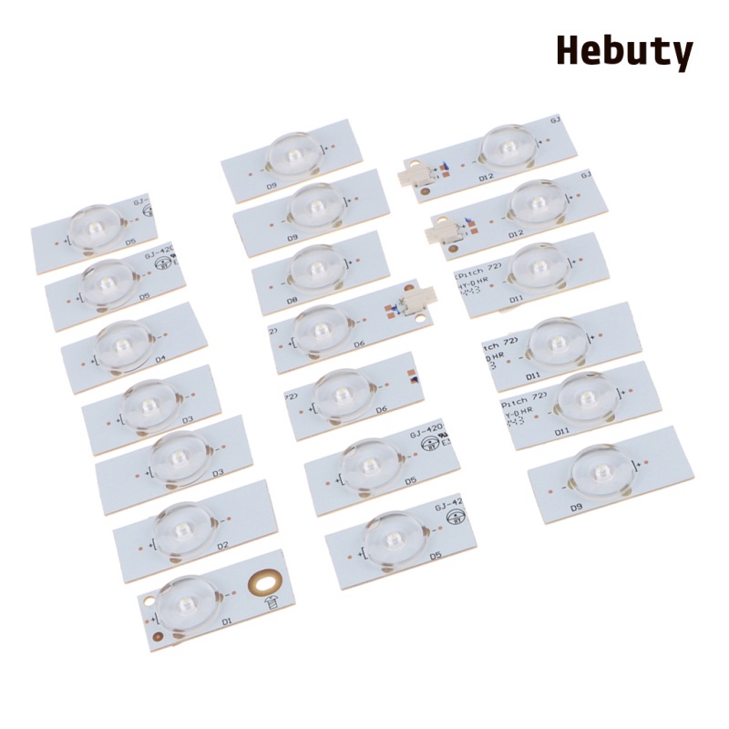 Set 20 Bóng Đèn 6v Smd Có Thấu Kính Quang Học Cho Tv Led 32-65 "