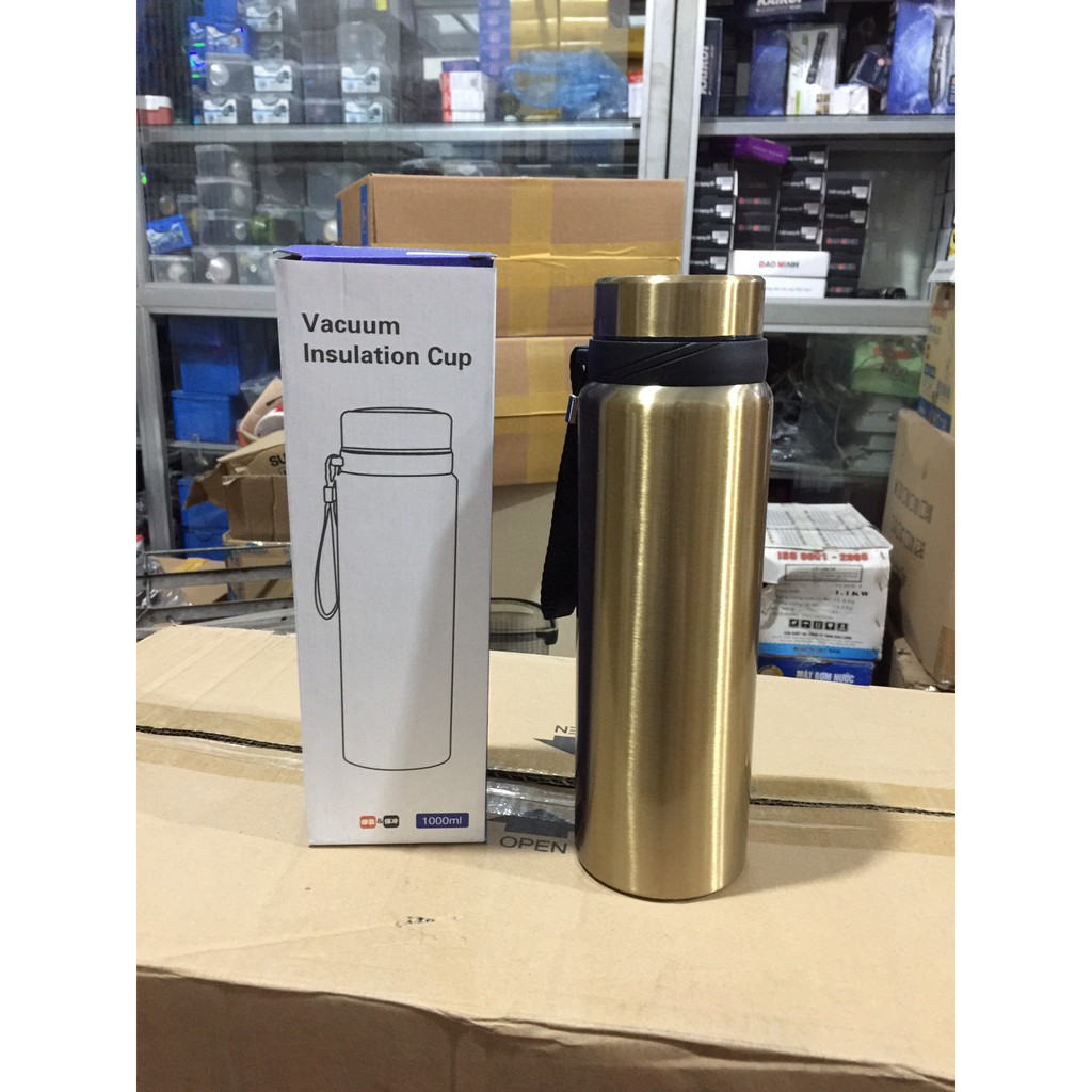 💥Bình giữ nhiệt nóng lạnh lõi thép inox 304 chống Gỉ 1000ml