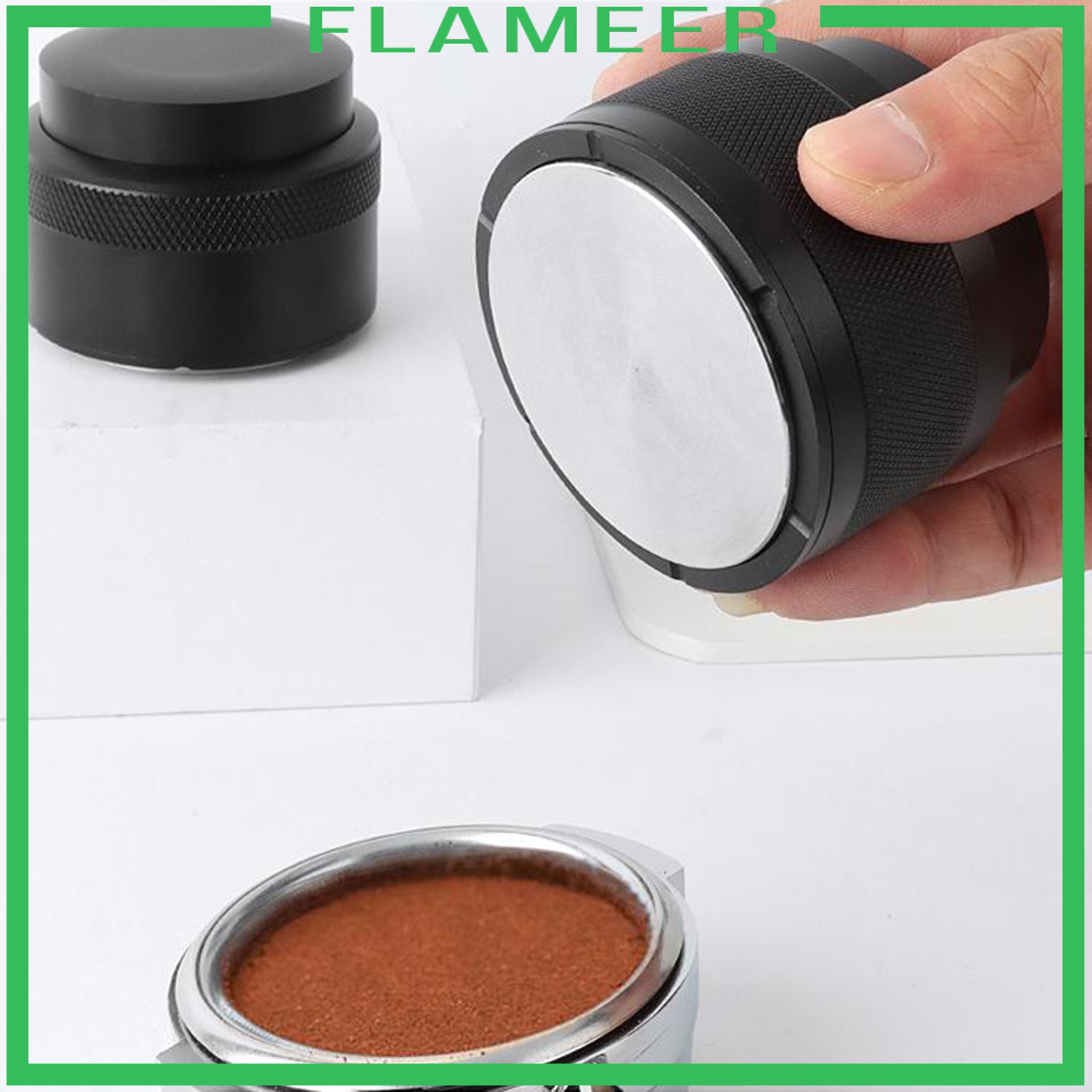 [FLAMEER] Coffee Distributor Adjustable Leveller Stainless Espresso Press Tool
