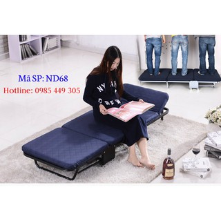 Giường gấp nâng đầu có bánh xe di chuyển rộng 66cm (GB65)