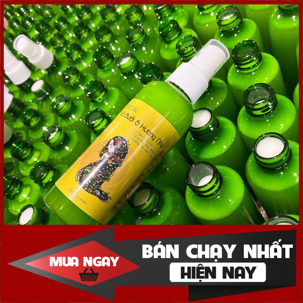 Xịt tóc vỏ bưởi hương nhu kích mọc tóc xịt bưởi kích mọc tóc nhanh dài