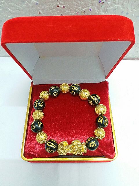 Vòng tay phong thủy chữ phạn trừ tà bình an