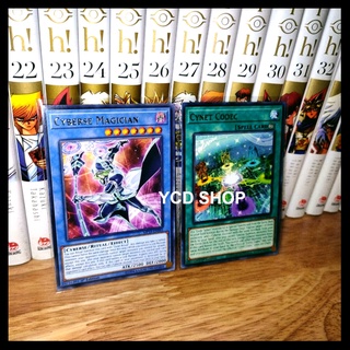 Thẻ bài Yugioh chính hãng Cyberse Magician  và Cynet Codec– Rare