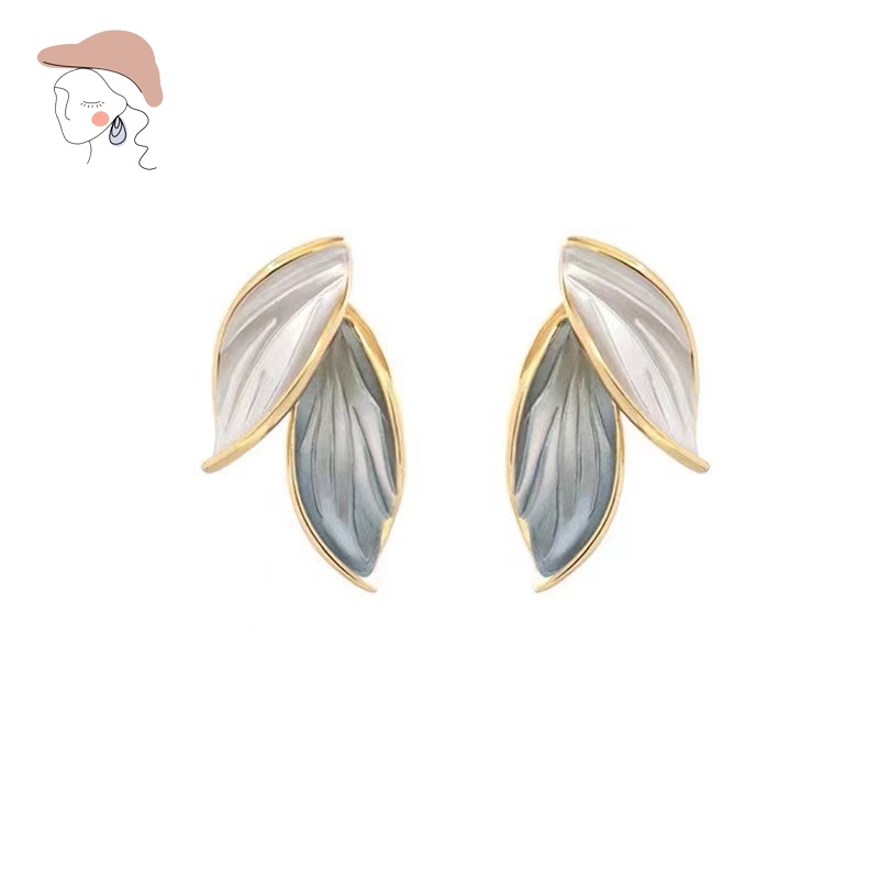 Bông Tai Mạ Bạc 925 Kiểu Dáng Đơn Giản Thời Trang Dành Cho Nữ