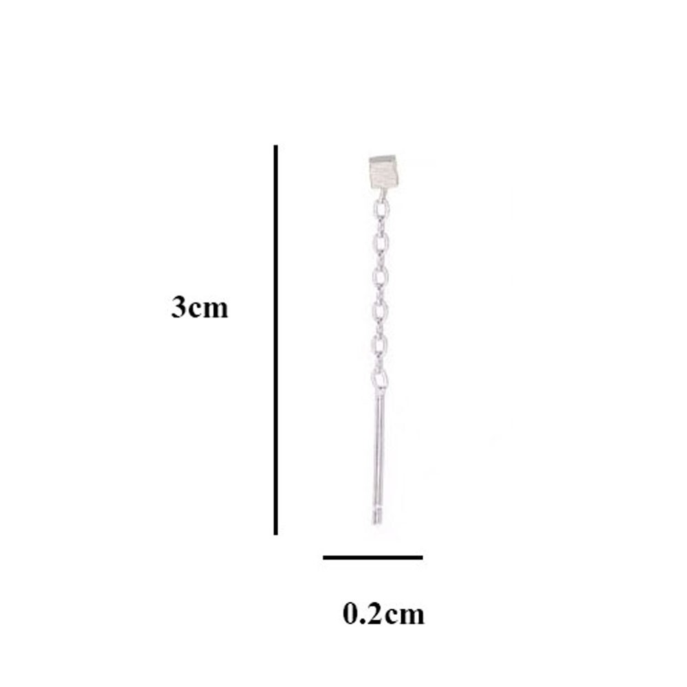 Khuyên Tai Dáng Dài Phong Cách Hàn Quốc 925