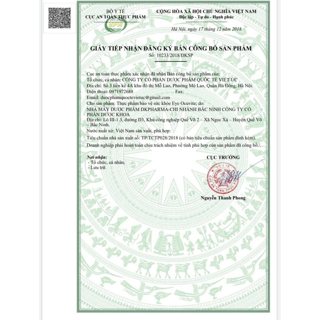 Viên Uống Sáng Mắt EYE Ocuvite- Hộp 30 Viên