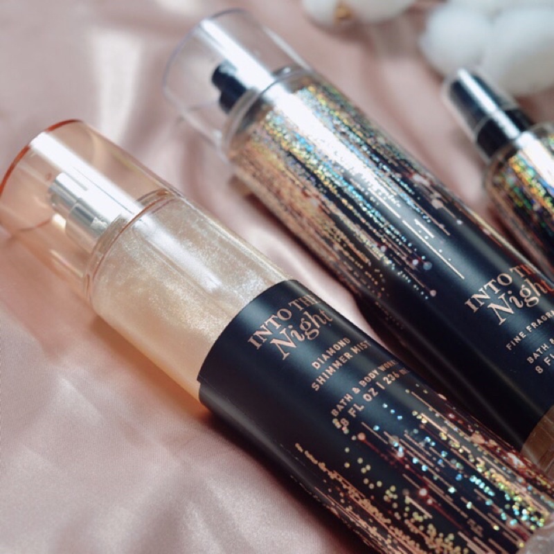 Xịt Body Mist Bath and Body Work thơm toàn thân Into The Night - 236ml
