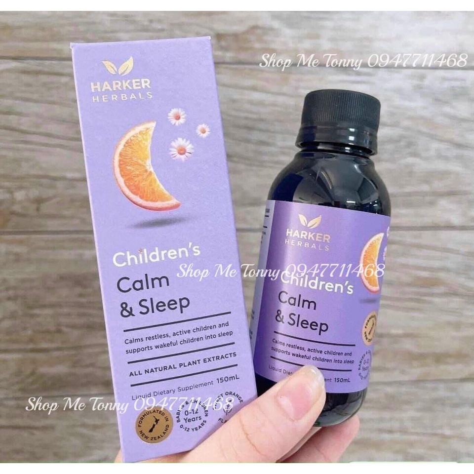 Harker tím Calm&amp;Sleep giúp bé ngủ ngon, giảm quấy khóc đêm