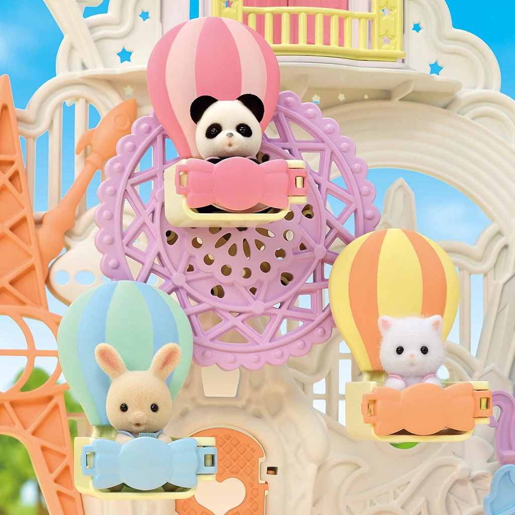 Sylvanian Families Lâu Đài Của Bé Ở Công Viên Giải Trí Amusement Park Baby Castle