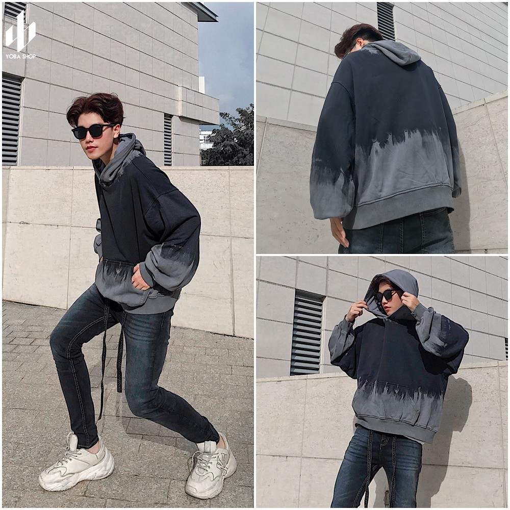 [VOUCHER 50K] ÁO HOODIE LOANG MÀU FORM RỘNG CHUẨN ÂU VẢI NỈ DÀY VỪA XỊN MỊN (ảnh thật 100% tự chụp)