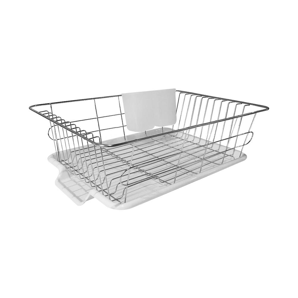 HomeBase EKONO Khay nhôm để chén dĩa SR293P3 W30.3xD39.8xH12.4cm