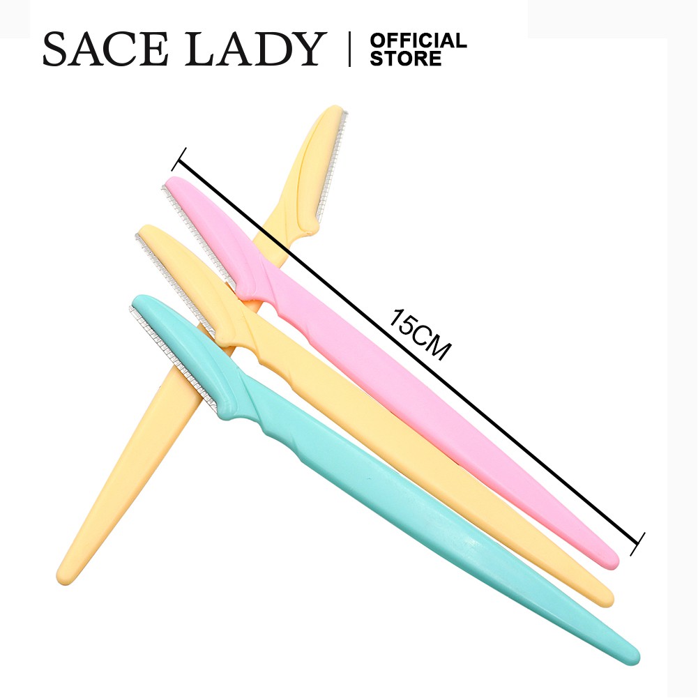 Set 3 Món Chì Kẻ Mày / Dao Cạo Mày / Khuôn Kẻ Mày Sace Lady 0.33g/0.01oz Tiện Dụng | BigBuy360 - bigbuy360.vn