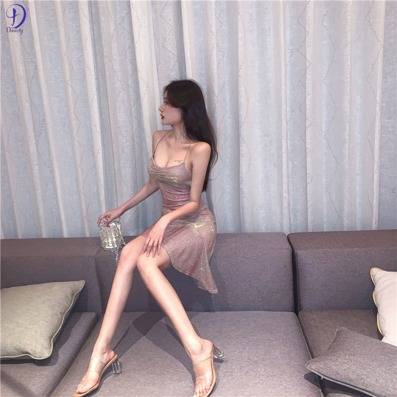 Đầm Đuôi Cá Hở Lưng Quyến Rũ Hợp Thời Trang Cho Nữ