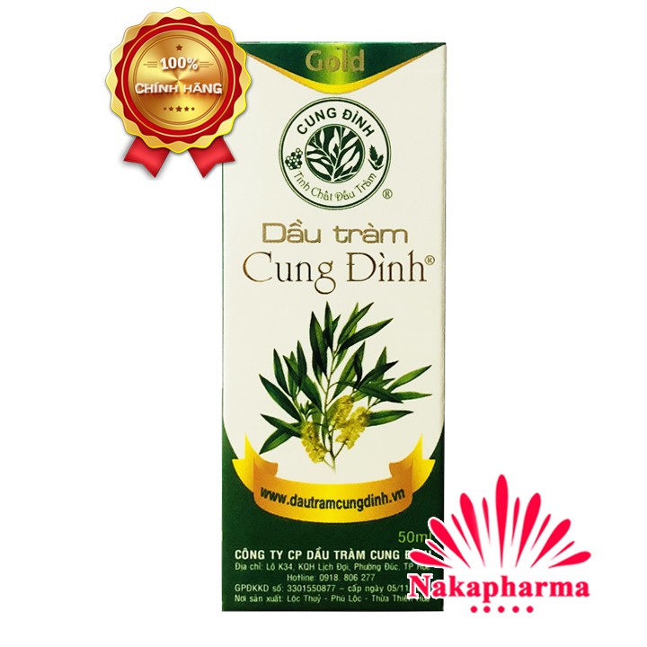 Tinh Dầu tràm Cung Đình 15ml 30ml 50ml - Sợ gì cảm ho, lo gì cảm cúm