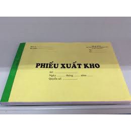 Phiếu xuất kho 2 liên, 3 liên A5