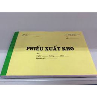 Phiếu xuất kho 2 liên, 3 liên a5