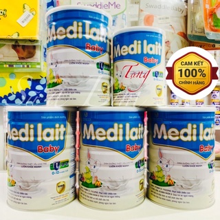 Combo 4 lon sữa medilait baby hộp 900g date t10/2023