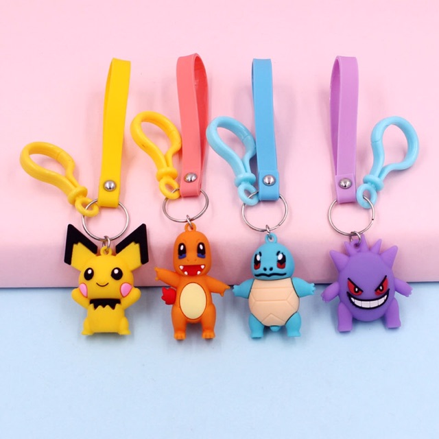 Sỉ 10 móc khoá pokemon Keychain pikachua  69k