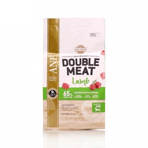 [Mã 151FMCGSALE giảm 8% đơn 500K] ANF - Double Meat - Thức ăn hạt gấp đôi thịt cho chó vị cừu 1.4kg