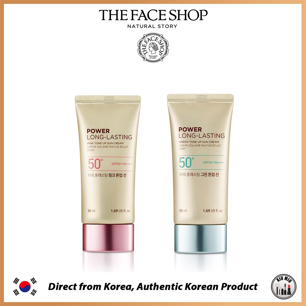 THE FACE SHOP POWER LONG-LASTING TONE UP SUN CREAM SPF50+ PA++++ *ORIGINAL KOREA* | BigBuy360 - bigbuy360.vn
