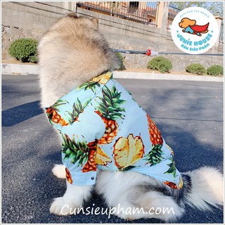 Áo sơ mi Hawaii mùa hè cho chó lớn (trên 20kg)