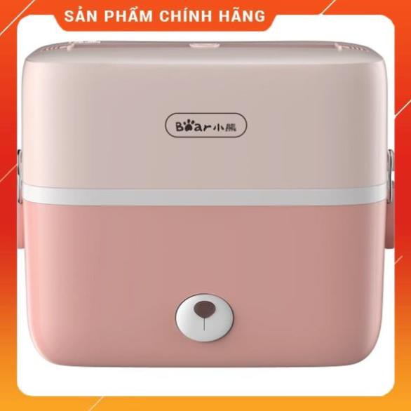 Hộp cơm cắm điện Bear DFH-B12U8, 2 tầng 3 ngăn, sử dụng inox cao cấp 304