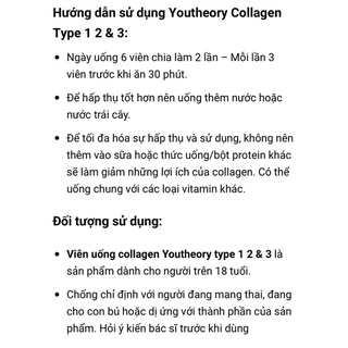[Hoả Tốc] Viên Collagen Youtheory Đẹp Da, Chậm Lão Hoá, Chống Già