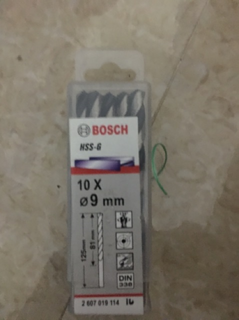 Mũi khoan sắt inox bosch mũi khoan $ 9 1 hộp 10 mũi