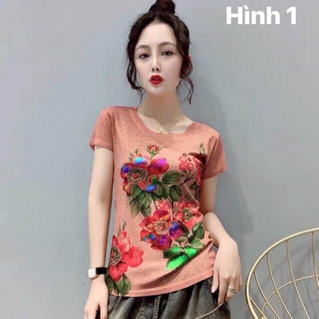 [HÀNG ORDER] Áo thun nữ hoạ tiết in 3D hai mặt cực phong cách  hàng nhập QC cao cấp kèm ảnh thật minh hoạ | BigBuy360 - bigbuy360.vn