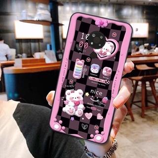 ốp lưng lưng điện thoại nokia 3.4 in hình gấu humberger chi bi vô cùng đáng yêu