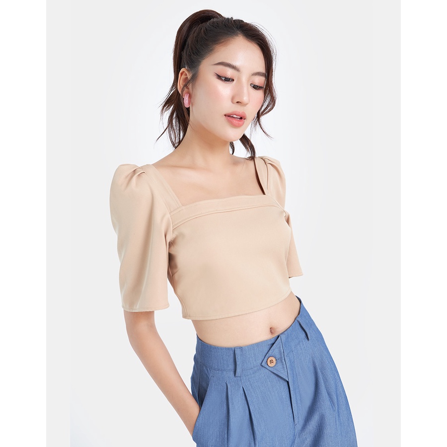 Áo Dáng JUNO Lửng Tay Lỡ JNAKI015