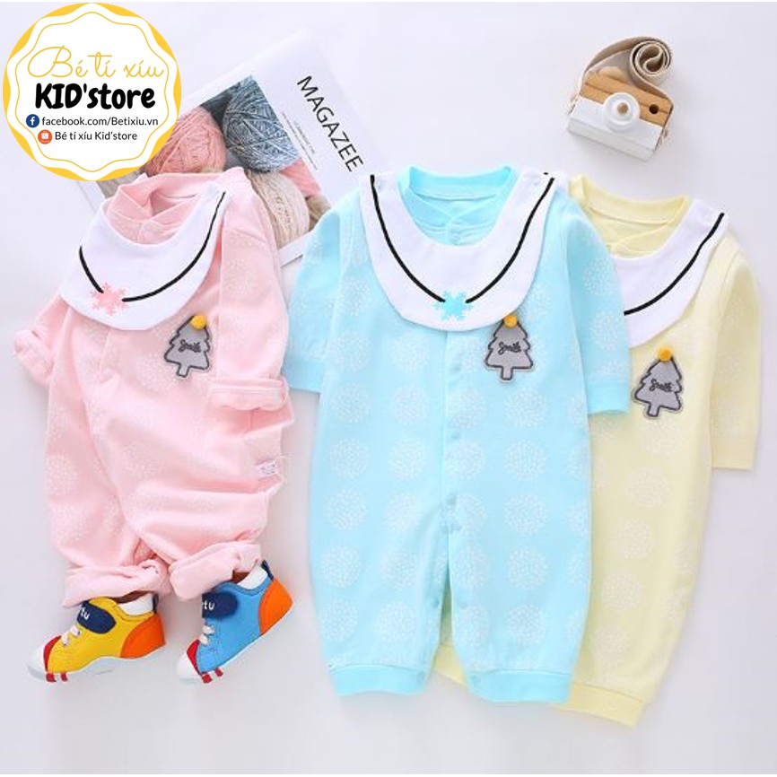 Body cotton kèm yếm cho bé