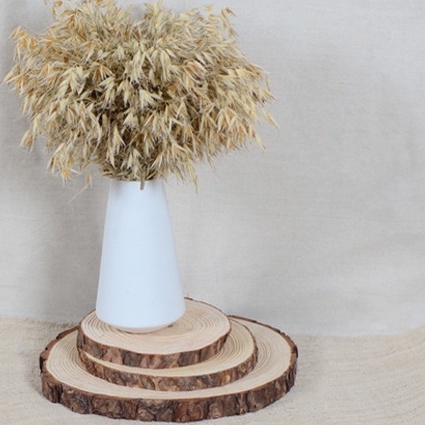 Miếng gỗ thông decor mộc mạc, lót ly cốc, nến- Phụ kiện làm đồ handmade, đạo cụ chụp ảnh đẹp mắt