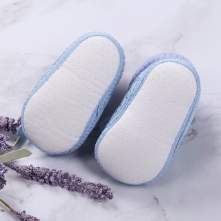 ◕Ω◕Giày bốt chống trượt sang trọng cho bé dành cho trẻ em Tất đế nơ buộc dây