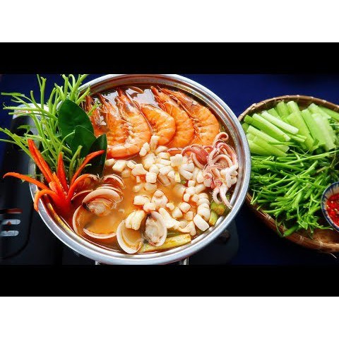 Gia vị lẩu Thái Tom Yum hiệu Lobo -gói nhỏ tiện lợi 5 phút là xong