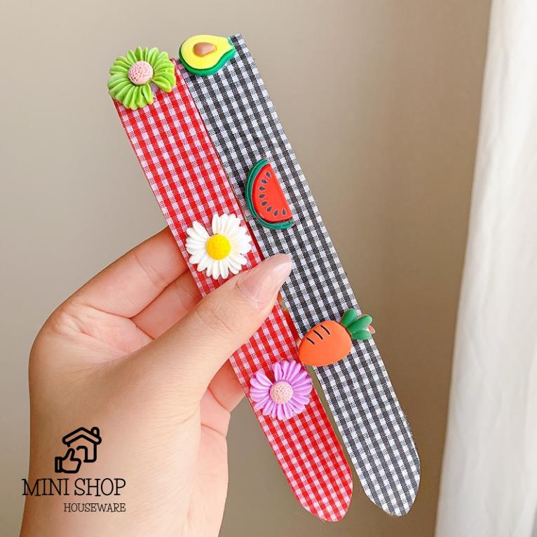 Bờm Dán Tóc, Băng Đô Cài Mái Hàn Quốc Siêu Xinh Cho Bé Gái