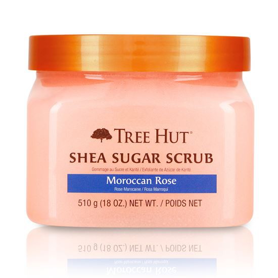 Tẩy tế bào chết Tree Hut Shea Sugar Scrub Moroccan Rose Lime(Hoa hồng Ma-rốc)