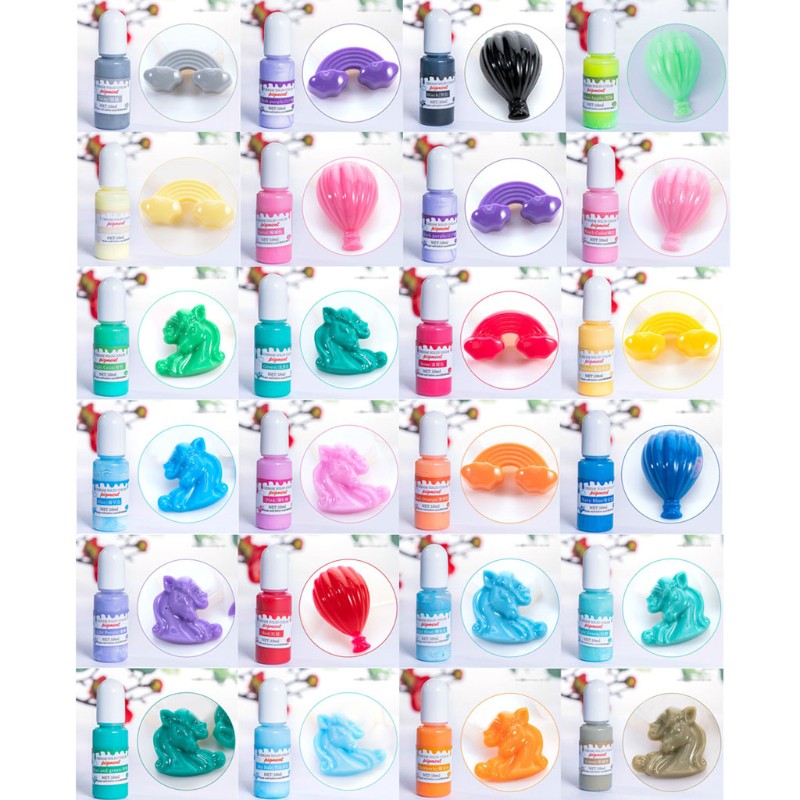 Set 24 Lọ Màu Uv Resin Dùng Làm Đồ Trang Trí Thủ Công
