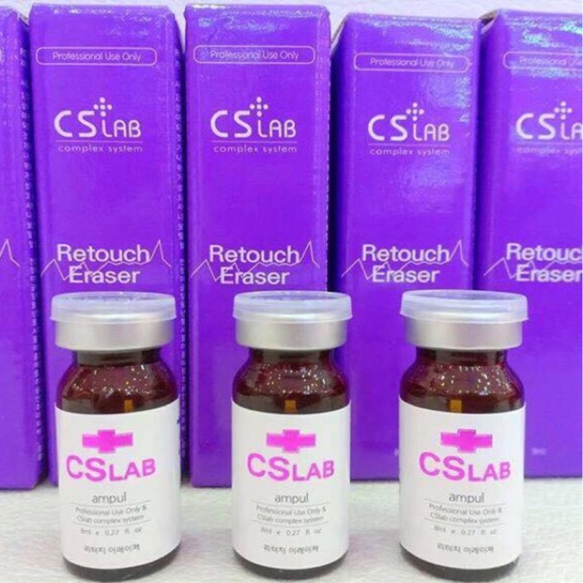 Dung dịch xóa xăm CS LAB,Dung dịch xoá xăm cũ, lâu năm CSlab tím,dung dịch hút mực môi CSLab Hàn Quốc tại Elly Đặng