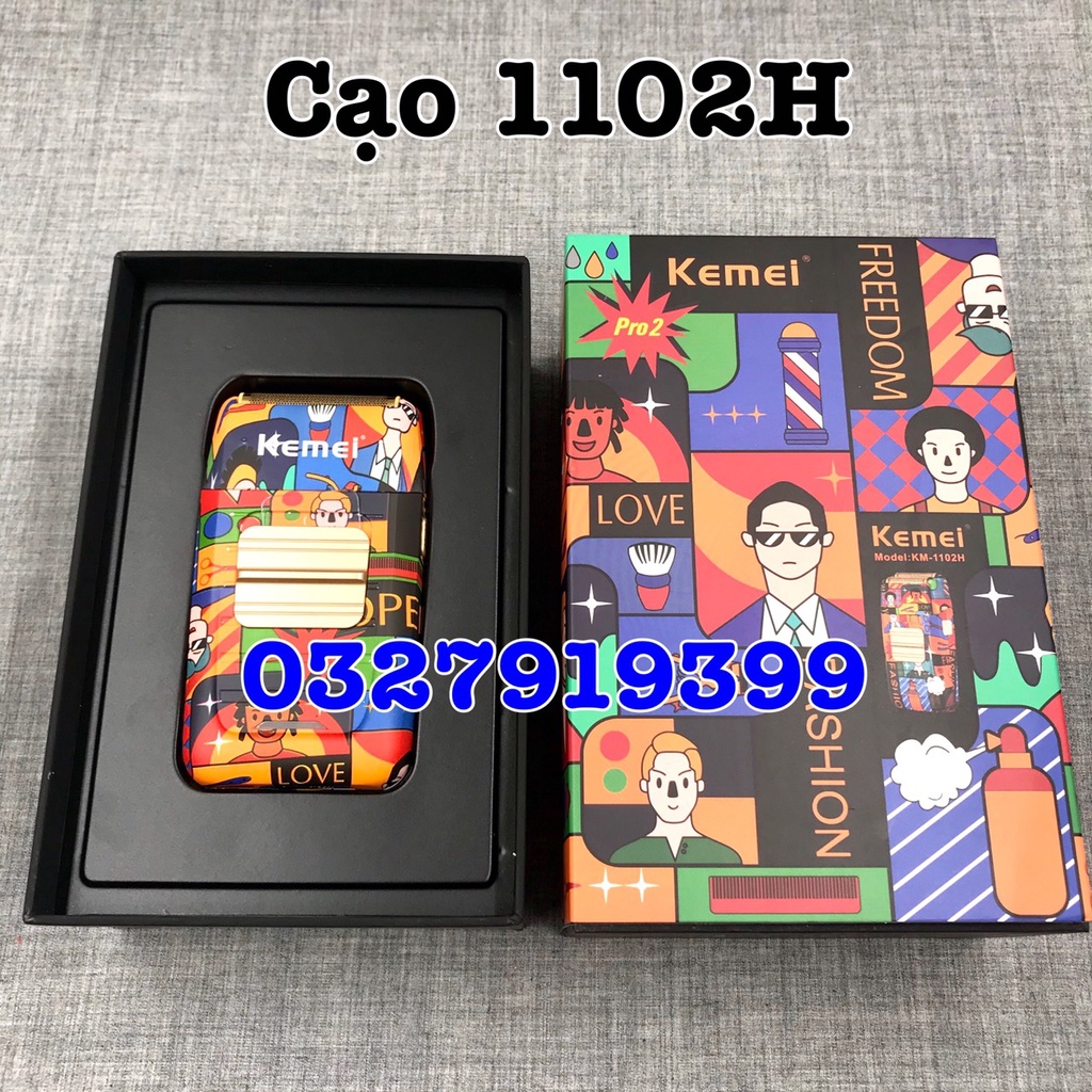 ✅Freeship✅ Máy cạo khô - cạo râu KEMEI 1102H