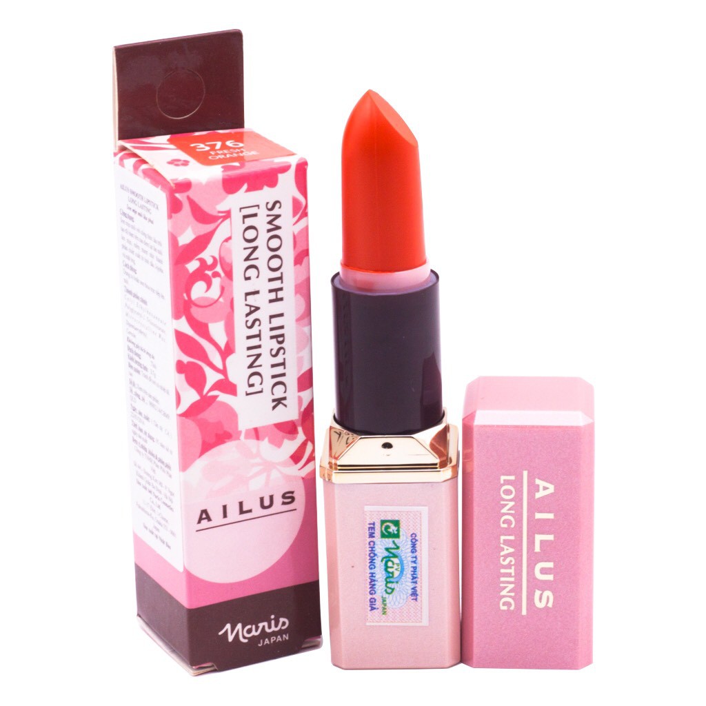 Naris - Son Lì mịn môi giàu độ ẩm Naris Ailus Smooth Lipstick Cao cấp Nhật Bản 3,7g