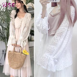 Áo Khoác Kimono Nữ Phối Ren