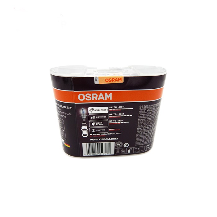 Bóng đèn Osram tăng sáng 110% H4 12V 60/55W