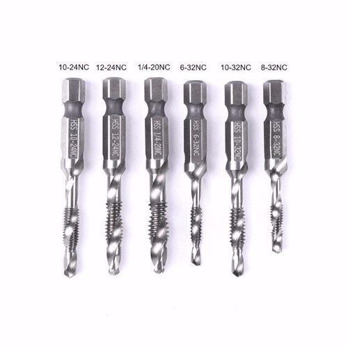 Mũi Khoan taro hss tạo ren hệ Inch chuyên dụng 6pc