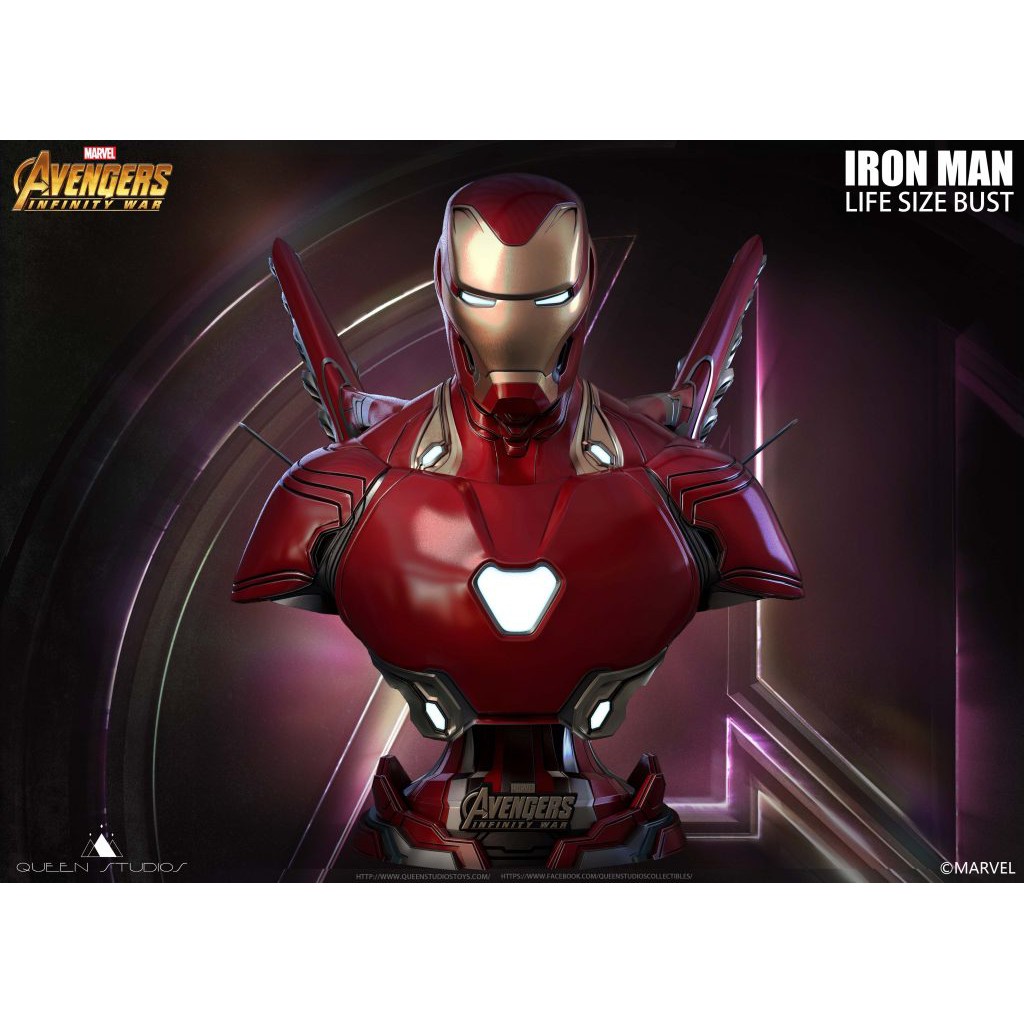 File in 3D mô hình Iron Man MK50 Bust